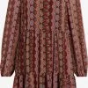 Vila Mini Jurken Jurk Josefina Dames Rood / Wijnrood -Vila 007cfc9ab46421cdbf7525e6814e80e4