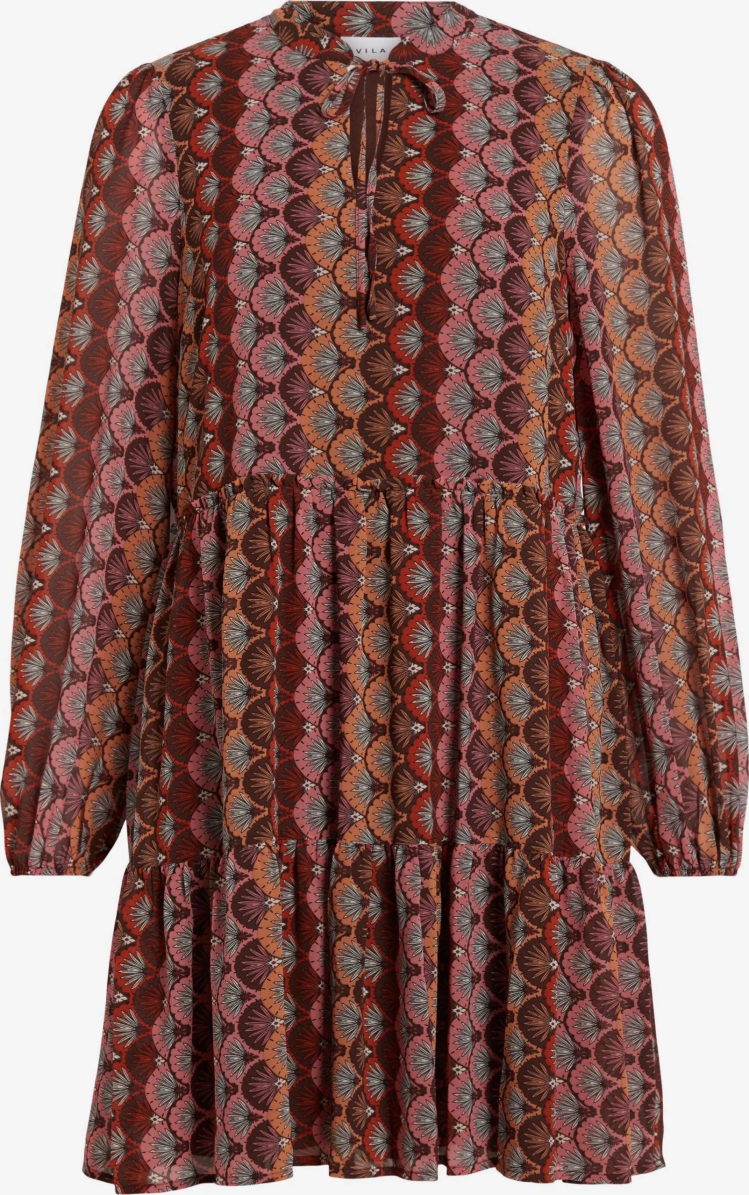 Vila Mini Jurken Jurk Josefina Dames Rood / Wijnrood 3 Vila Mini Jurken Jurk Josefina Dames Rood / Wijnrood