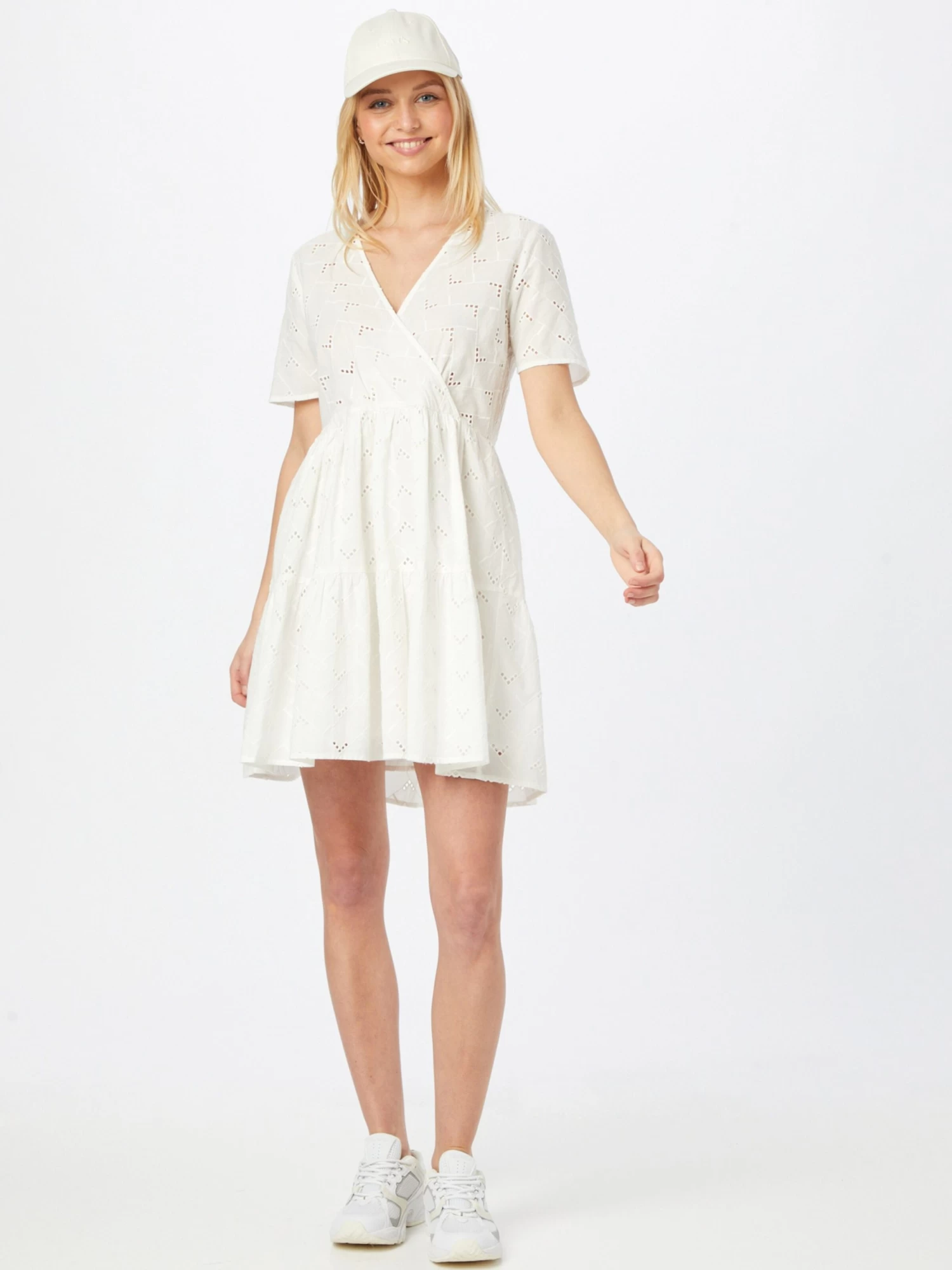 Vila Mini Jurken Jurk VISILJE Dames Wit 6 Vila Mini Jurken Jurk VISILJE Dames Wit - Afbeelding 4