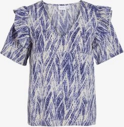 Vila T-shirts Shirt Dames Blauw / Donkerblauw
