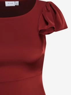 Avondjurken Avondjurk Dames Donkerrood -Vila 03d320e97122d747a8d4719911189c74