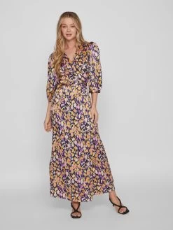 Vila Maxi Jurken Jurk Camila Dames Navy -Vila 04ff3bd2ff943b79c117cdb7601b534b