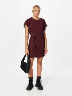 Vila Zomerjurken Zomerjurk SANNE Dames Wijnrood -Vila 052b8665693e180b5fe65e2bd90342fc