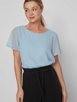 Vila Blouses Met Korte Mouw Blouse Dobby Dames Lichtblauw 13 Vila Blouses Met Korte Mouw Blouse Dobby Dames Lichtblauw -Vila 05e30a5498cec76ebb663b1016fcbd3e