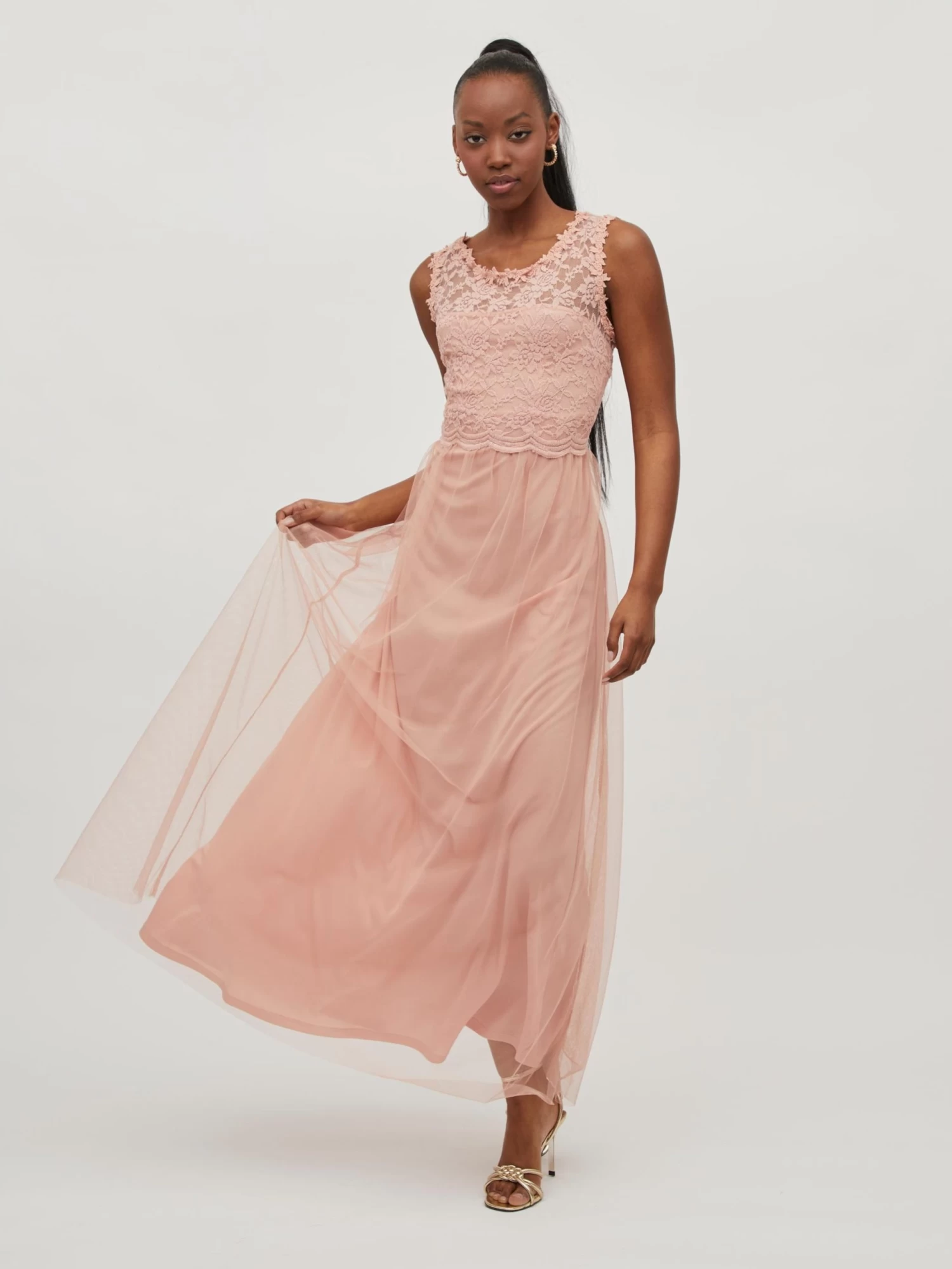 Vila Avondjurken Avondjurk Lynnea Dames Oudroze 7 Vila Avondjurken Avondjurk Lynnea Dames Oudroze - Afbeelding 5