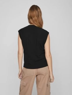 Vila Blouse Tops Blouse Dames Zwart -Vila 07e23b62963e8bfd25f9b14c2cc27cca