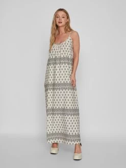 Vila Zomerjurken Zomerjurk Atnia Dames Offwhite -Vila 0838541dc4e06b3dedb95871913d26a7