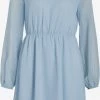 Vila Mini Jurken Jurk Dobby Dames Lichtblauw -Vila 08b089648b0e3a47bc02bad02b56bfda