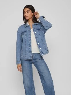 Vila Spijkerjasjes Tussenjas Fri Dames Blauw -Vila 08e640db2400373b1e383d121cdb8cdc