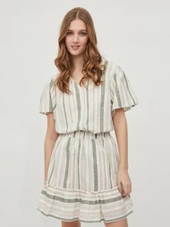 Vila Blouses Met Korte Mouw Blouse Etni Dames Wit -Vila 09d06a22d4f8e6b1feac20ba09290f49