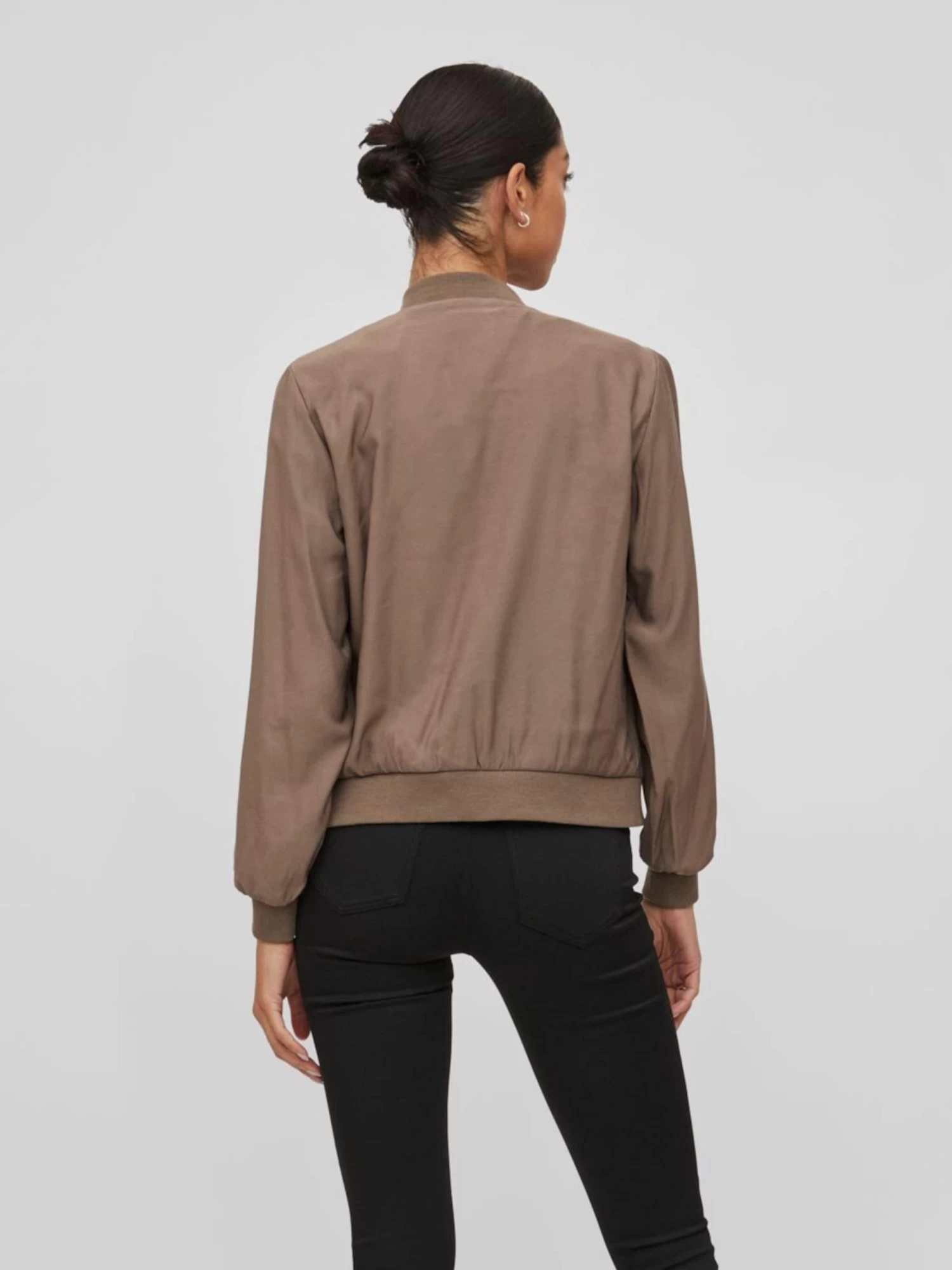 Vila Tussenjassen Tussenjas Dames Bruin 6 Vila Tussenjassen Tussenjas Dames Bruin - Afbeelding 4