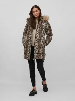 Vila Winterjassen Winterjas Dames Bruin -Vila 0a9099384ac51e9e9be8a87a8531188d
