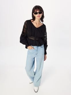 Kanten Blouses Blouse NIKA Dames Zwart -Vila 0afdbfb5c1a41273a77bc59badfca45c