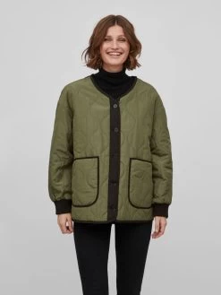 Vila Tussenjassen Tussenjas Dames Kaki 11 Vila Tussenjassen Tussenjas Dames Kaki -Vila 0b6d1678901cb30882e41af1977fc51d