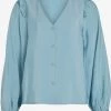 Vila Blouses & Tunieken Blouse Killy Dames Lichtblauw