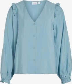 Vila Blouses & Tunieken Blouse Killy Dames Lichtblauw