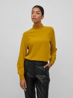 Vila Blouseshirts Blouse Julia Dames Goudgeel 10 Vila Blouseshirts Blouse Julia Dames Goudgeel -Vila 0c58f3213ce0cd7194882486c8d37f7d