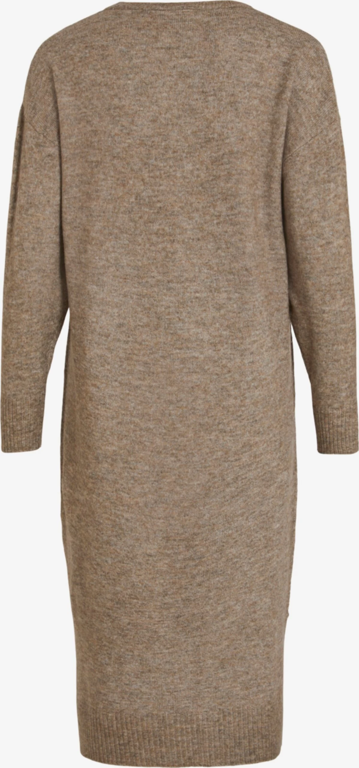 Vila Gebreide Jurken Gebreide Jurk Mathilda Dames Bruin Gemêleerd 4 Vila Gebreide Jurken Gebreide Jurk Mathilda Dames Bruin Gemêleerd - Afbeelding 2
