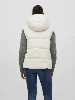 Vila Bodywarmers Bodywarmer Dames Beige -Vila 0c81e01f347bdd2f4b611221c0d4332f