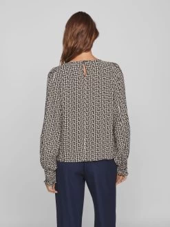 Vila Blouseshirts Blouse Bana Dames Zwart -Vila 0cde4f1a120fe11fca8f0dc80d2f4e22