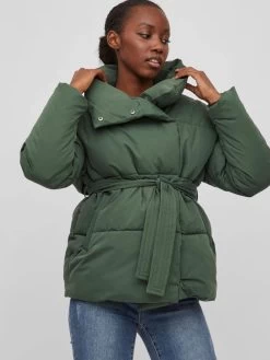 Vila Winterjassen Winterjas Dames Groen -Vila 0e1a94417251174568e4c3bae68fcc5c