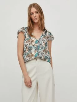 Vila Blouses Met Korte Mouw Blouse Dames Gemengde Kleuren -Vila 0e748eb2d41d2225f06241abd9b1e4b3