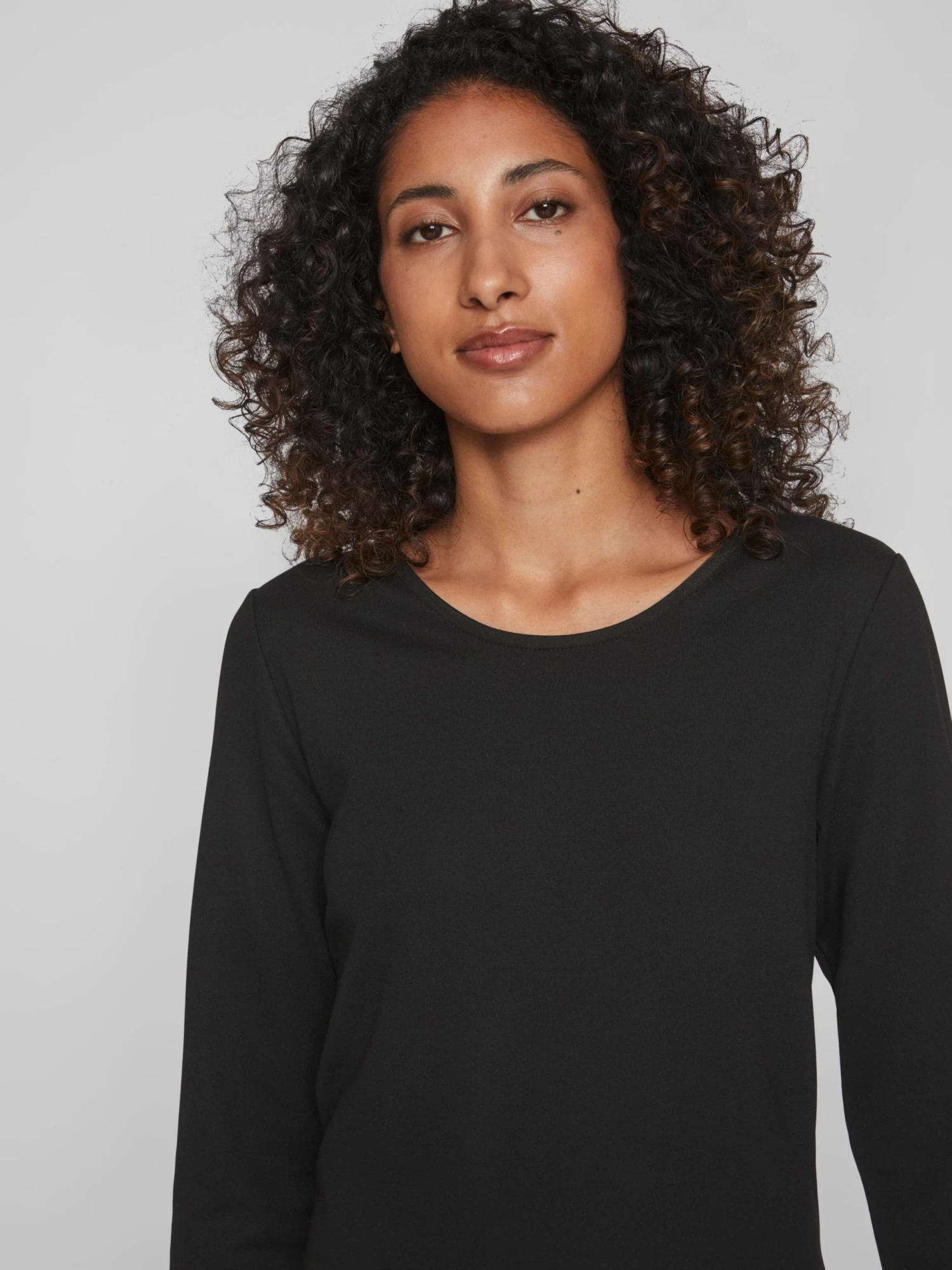 Vila Jerseyjurken Jurk ARMERONE Dames Zwart 9 Vila Jerseyjurken Jurk ARMERONE Dames Zwart - Afbeelding 7