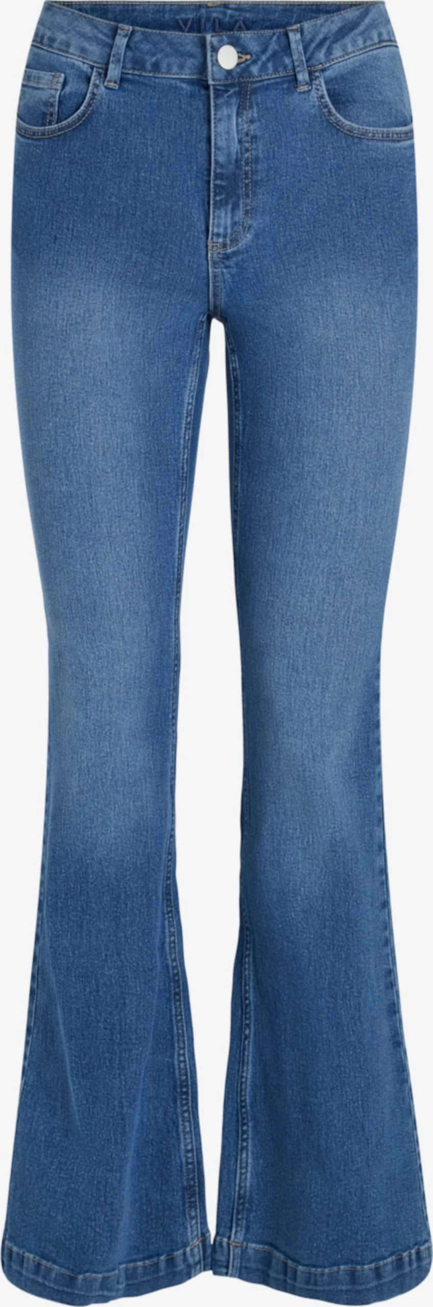 Vila Bootcut Flared Jeans Flour Sine Dames Blauw 3 Vila Bootcut Flared Jeans Flour Sine Dames Blauw