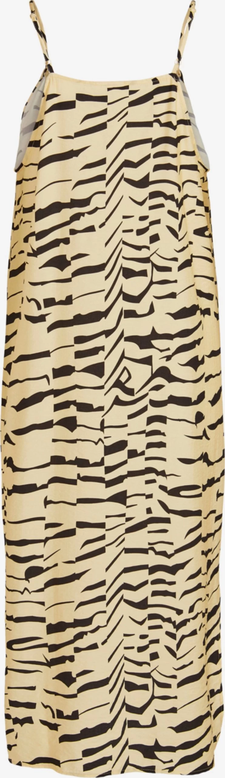 Vila Midi Jurken Jurk ALINIA Dames Pasteelgeel 4 Vila Midi Jurken Jurk ALINIA Dames Pasteelgeel - Afbeelding 2