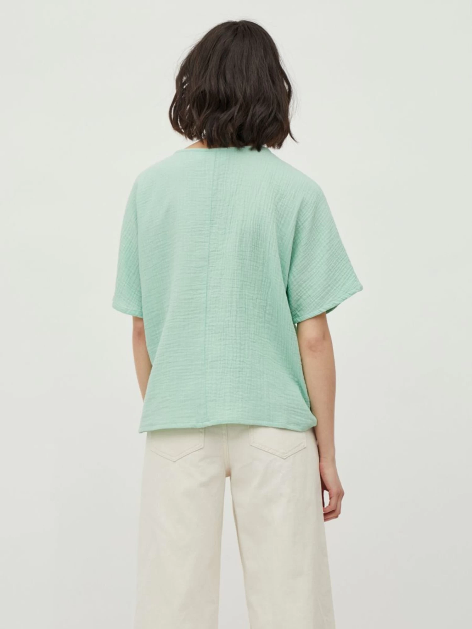 Vila T-shirts Shirt Dames Groen 6 Vila T-shirts Shirt Dames Groen - Afbeelding 4