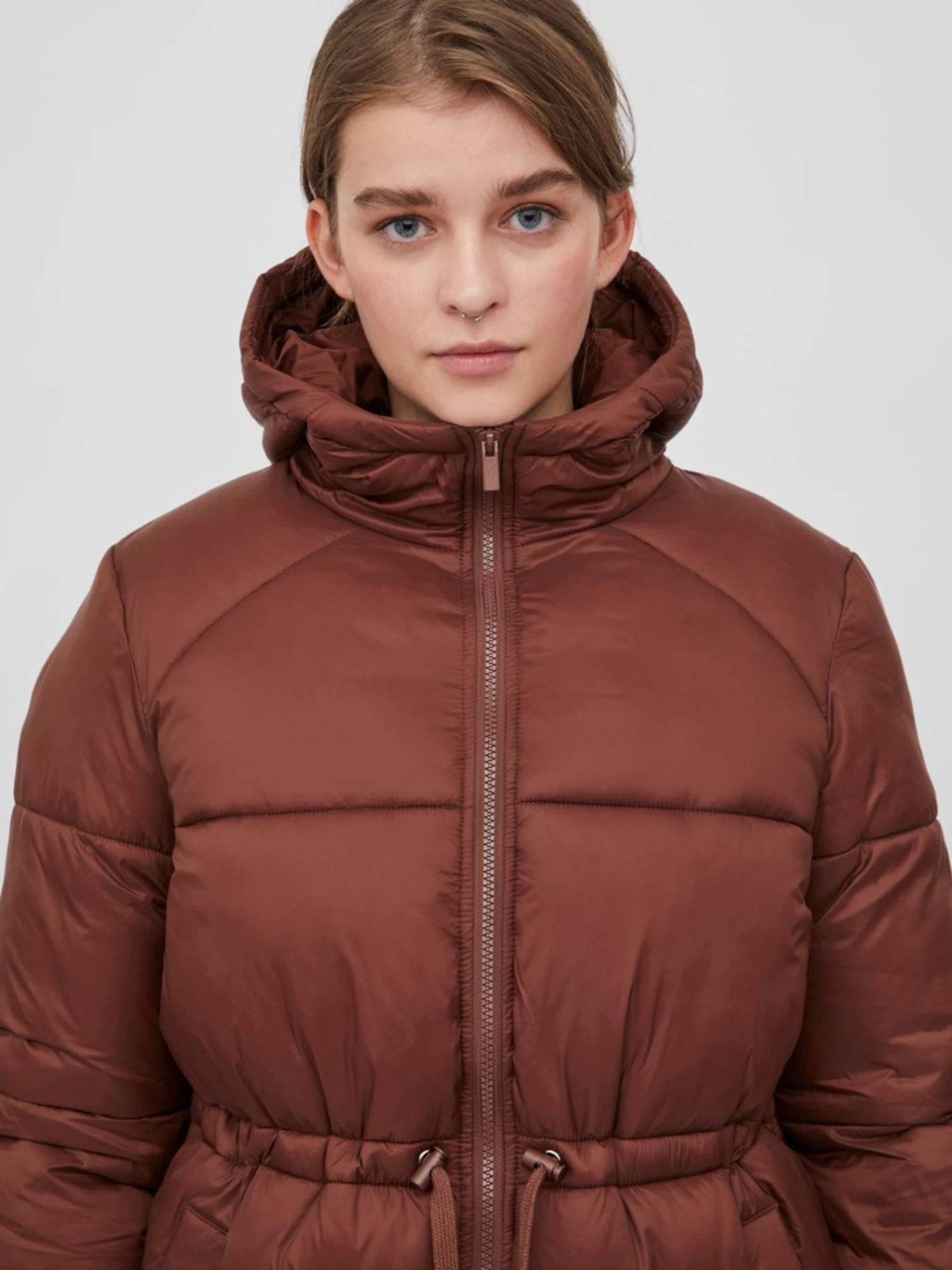 Vila Winterjassen Winterjas Petite Dames Bruin 8 Vila Winterjassen Winterjas Petite Dames Bruin - Afbeelding 6