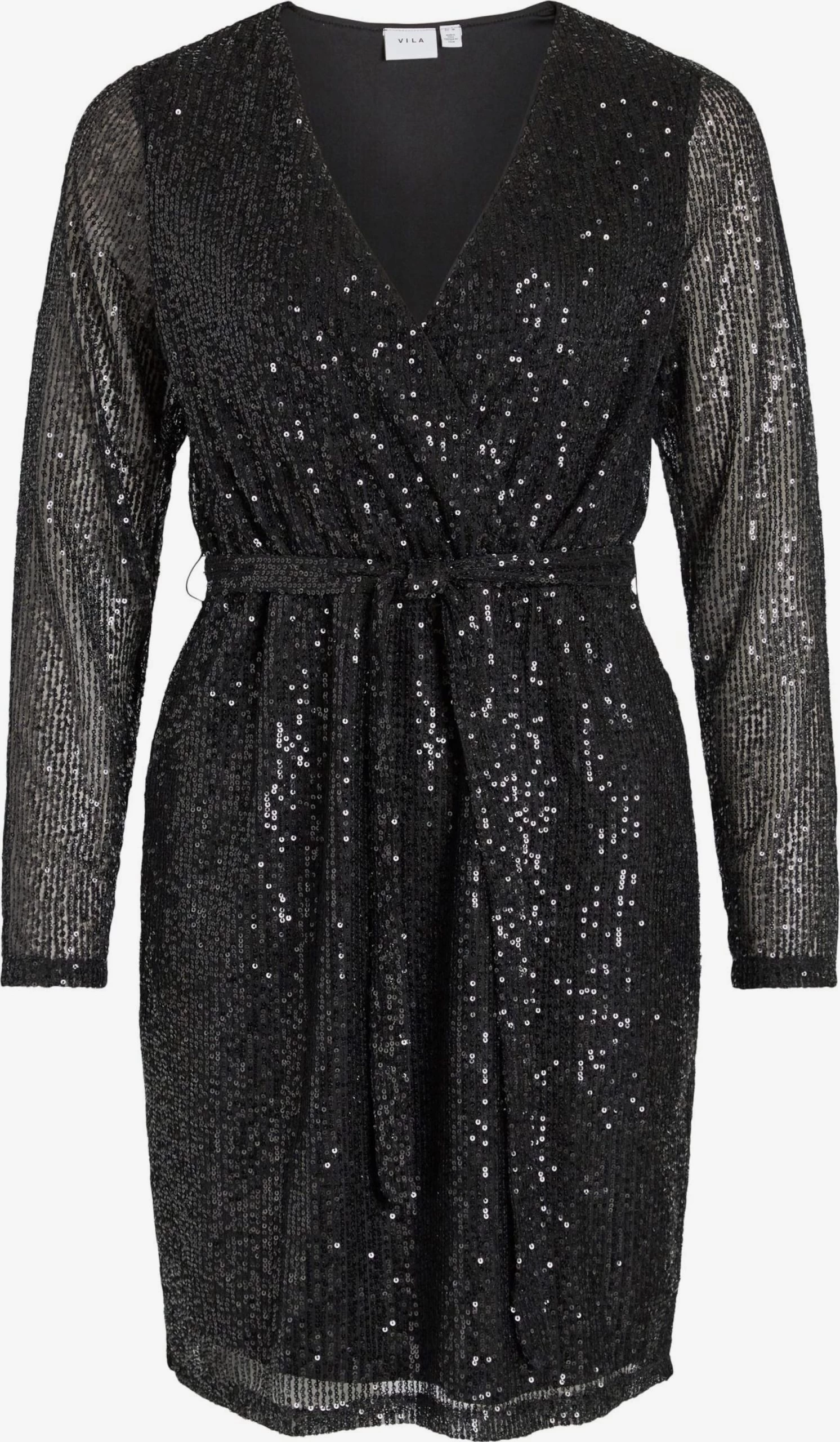 Vila Cocktailjurken Cocktailjurk Dames Zwart 3 Vila Cocktailjurken Cocktailjurk Dames Zwart