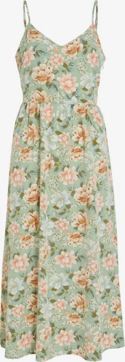 Vila Midi Jurken Jurk Tanja Dames Pastelgroen