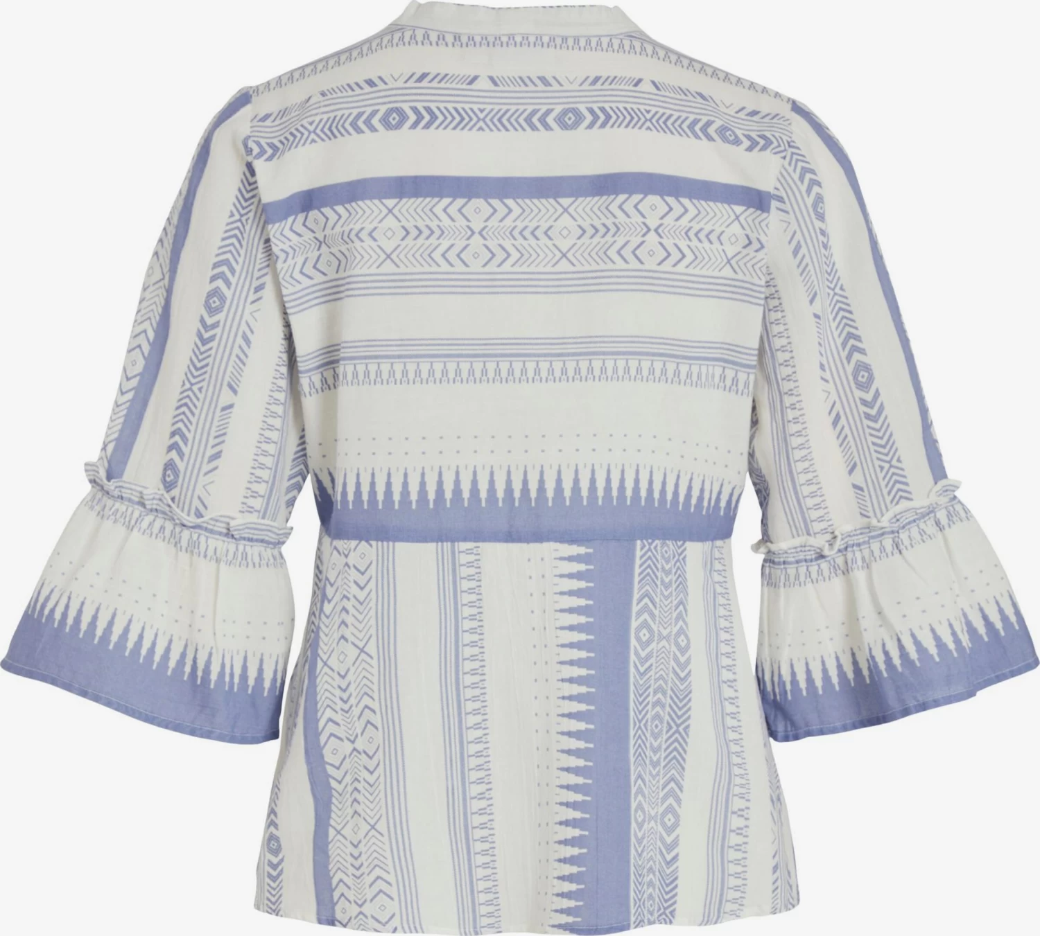 Vila Blouses Met Korte Mouw Blouse Dames Marine / Wit 4 Vila Blouses Met Korte Mouw Blouse Dames Marine / Wit - Afbeelding 2