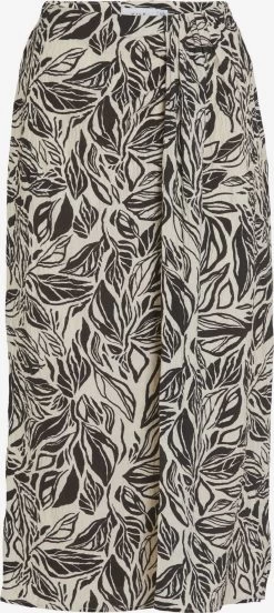 Vila Maxi Rokken Rok Dames Zwart / Wit
