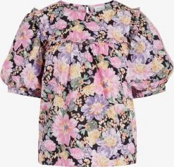 Vila Blouses Met Korte Mouw Blouse Dames Pink