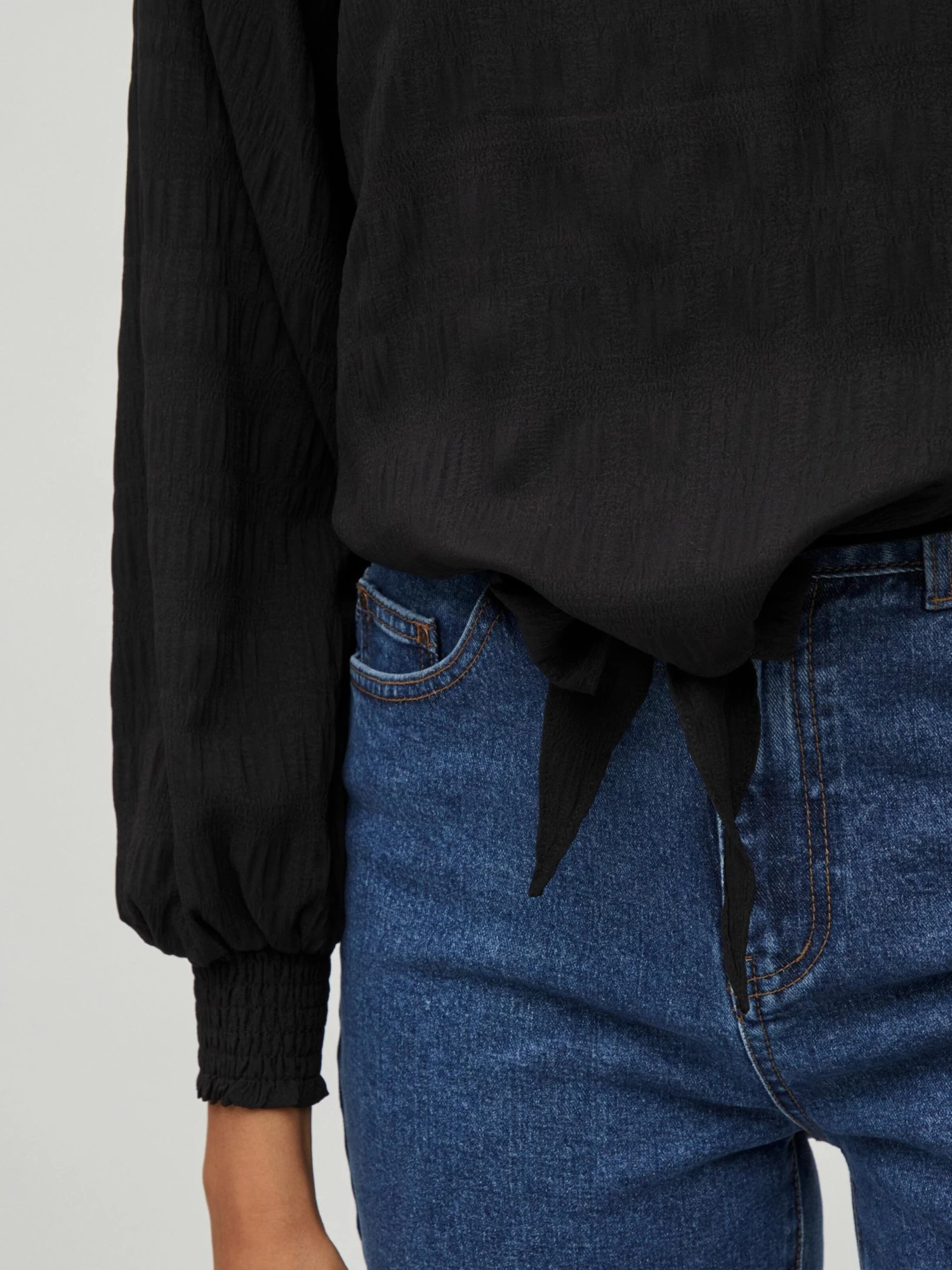 Vila Blouseshirts Blouse Dames Zwart 9 Vila Blouseshirts Blouse Dames Zwart - Afbeelding 7