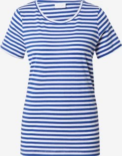 Vila T-shirts Shirt Sus Dames Blauw