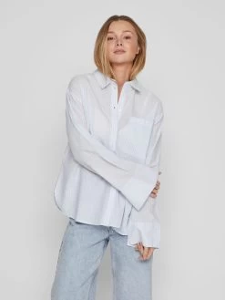 Vila Overhemden Blouse Dames Hemelsblauw 10 Vila Overhemden Blouse Dames Hemelsblauw -Vila 13b0349a4bd122670c0122c1330003d6