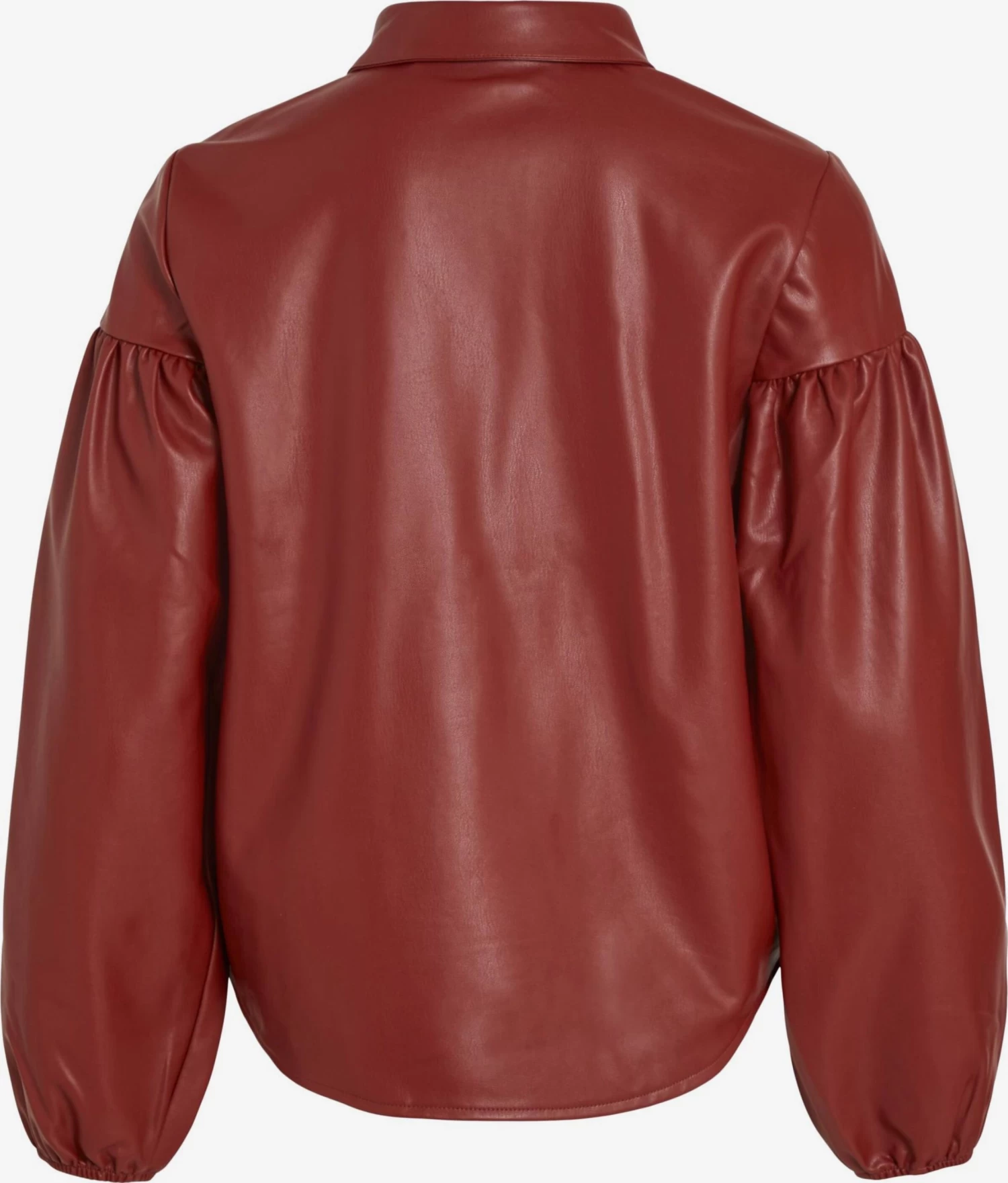 Vila Overhemden Blouse Odine Dames Rood 4 Vila Overhemden Blouse Odine Dames Rood - Afbeelding 2