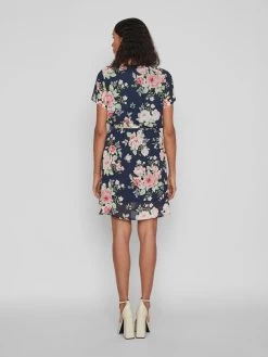 Vila Mini Jurken Jurk MILINA Dames Navy -Vila 1552e5047394cbd7707ad30402f3d4b6