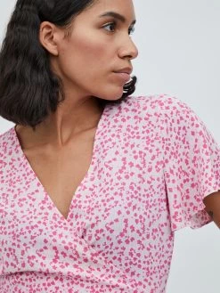 Vila Blouses Met Korte Mouw Blouse Lovie Dames Rosa -Vila 15b834f7e12ca73dc834ac7beca97c09