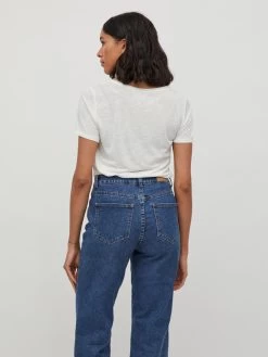 Vila T-shirts Shirt NOEL Dames Wit -Vila 167ab5403d2e76d1f27822427d287db2