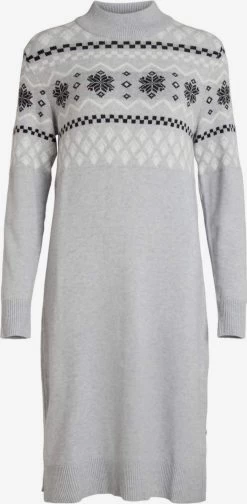 Vila Gebreide Jurken Gebreide Jurk Dames Grijs