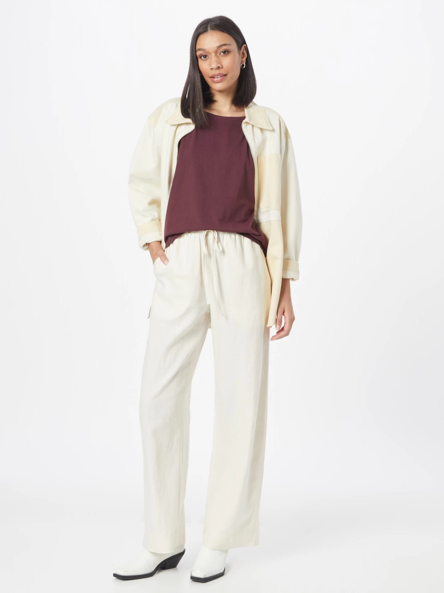 Vila T-shirts Shirt Dreamers Dames Bordeaux 7 Vila T-shirts Shirt Dreamers Dames Bordeaux - Afbeelding 5