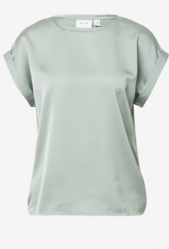 Vila T-shirts Shirt Dames Pastelgroen