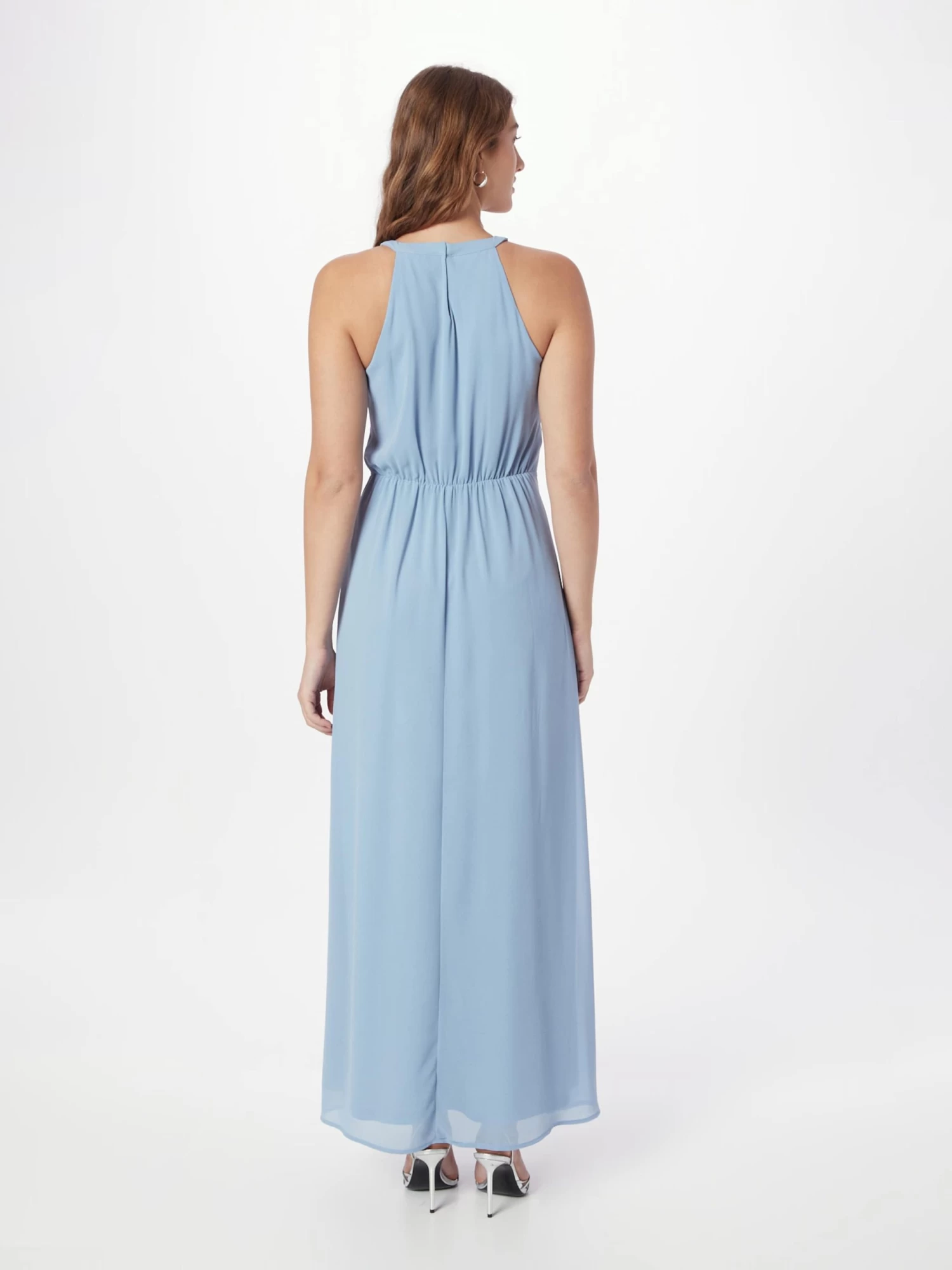 Vila Maxi Jurken Jurk Dames Smoky Blue 6 Vila Maxi Jurken Jurk Dames Smoky Blue - Afbeelding 4