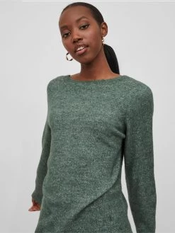 Vila Gebreide Jurken Gebreide Jurk Ella Dames Smaragd 15 Vila Gebreide Jurken Gebreide Jurk Ella Dames Smaragd -Vila 188897f7a489d42e2b647411e440819c