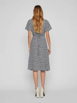 Vila Midi Jurken Jurk Dames Zwart 13 Vila Midi Jurken Jurk Dames Zwart -Vila 18d3c75f3acc335c1c8c09ae11186e74
