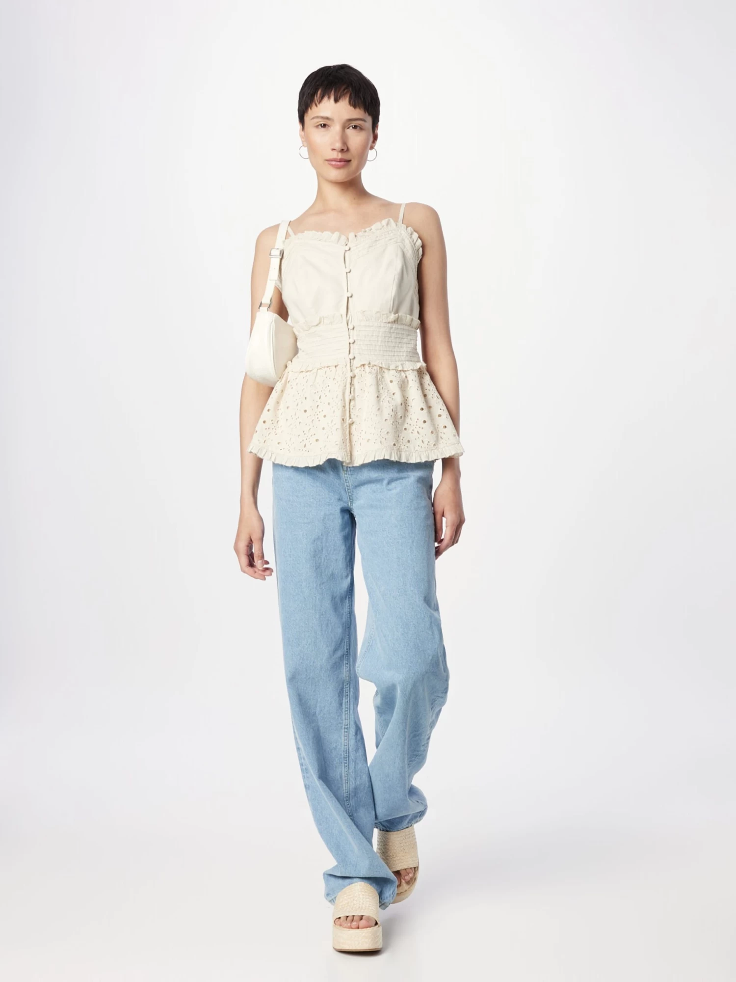 Blouse Tops Blouse BREA Dames Beige 7 Blouse Tops Blouse BREA Dames Beige - Afbeelding 5